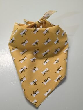 Dog Bandanas, Dog Bone Themed S,M,L